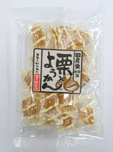 【ふじや】国産栗入羊かん　210g（個包装込）