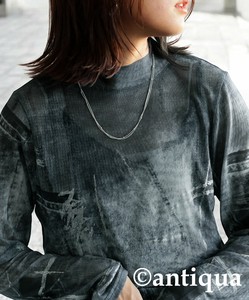 [antiqua] T-shirt Ladies fashion High-Neck