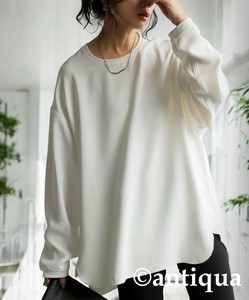 [antiqua] T-shirt Ladies fashion Cut-and-sew
