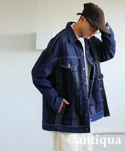 [antiqua] Jacket Denim Jacket Men's