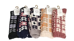 Crew Socks Floral Pattern Socks