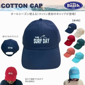オンザビーチ 【コットンキャップ / SURF DAY 】全6色 キャップ 帽子 OTB-CC4