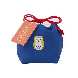 Pouch/Case Owl Lucky Charm Small Case Made in Japan