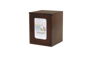 【ペット仏壇・ペット仏具】メモリアルBOX E  ブラウン H19cm