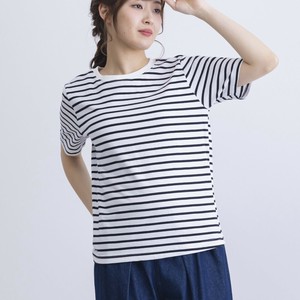 【入荷しました！】【2025初夏物新作】ボーダーUSAコットン半袖Tシャツ