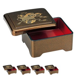 Tableware Lacquerware Set of 5 Made in Japan