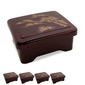 Tableware Lacquerware Set of 5 Made in Japan