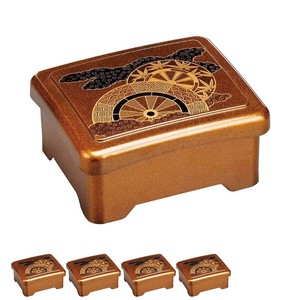 Tableware Lacquerware Dishwasher Safe Set of 5 Made in Japan