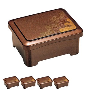 餐盘餐具 漆器 5个每组 日本制造