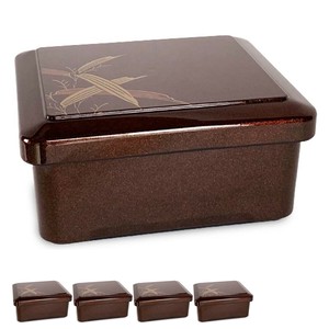 Tableware Lacquerware L size Set of 5 Made in Japan