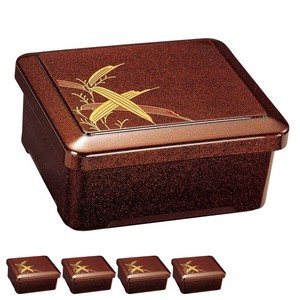 Tableware Lacquerware L size Set of 5 Made in Japan