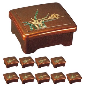 Tableware Lacquerware Set of 10 Made in Japan