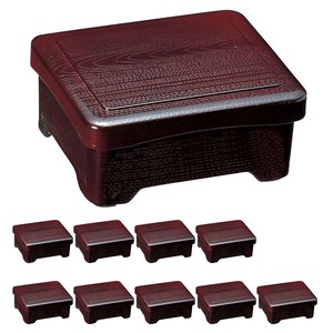 Tableware Lacquerware Dishwasher Safe Set of 10 Made in Japan