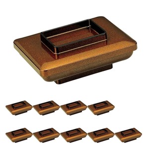 餐盘餐具 漆器 10个每组 日本制造