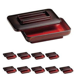 餐盘餐具 漆器 10个每组 日本制造