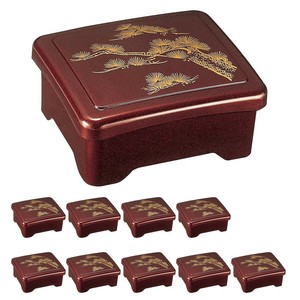 Tableware Lacquerware Dishwasher Safe Set of 10 Made in Japan