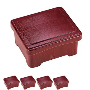 餐盘餐具 漆器 5个每组 日本制造