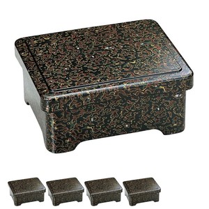 餐盘餐具 漆器 5个每组 日本制造
