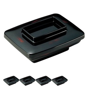 餐盘餐具 漆器 5个每组 日本制造