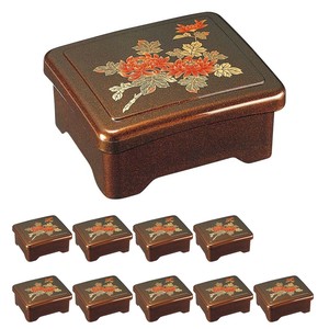 餐盘餐具 漆器 10个每组 日本制造