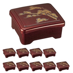 餐盘餐具 漆器 10个每组 日本制造