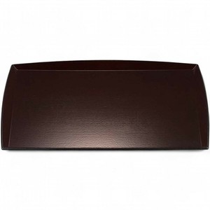 Tableware Brown Lacquerware 39cm Made in Japan