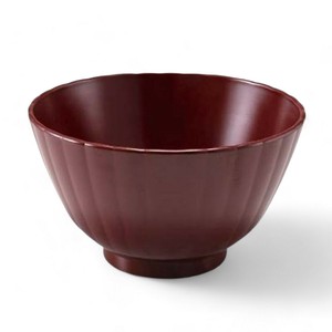 Tableware Flower Lacquerware 133mm Made in Japan