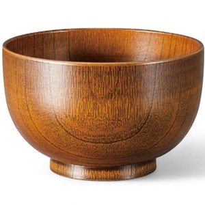 Tableware Brown Lacquerware Dishwasher Safe 12.2cm Made in Japan
