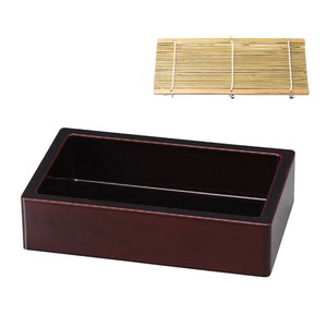 餐盘餐具 漆器 6.6寸 20 x 12.2 x 5.2cm 日本制造