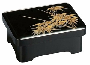 Tableware Wooden Lacquerware 18.4 x 14.5 x 7.5cm Made in Japan