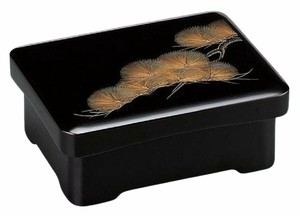 Tableware Wooden Lacquerware 18.2 x 14.3 x 7.3cm Made in Japan