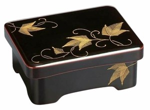 Tableware Wooden Lacquerware 18.4 x 14.4 x 7.5cm Made in Japan
