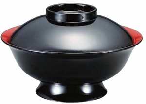 Tableware Lacquerware 6-sun 18 x 18 x 10cm Made in Japan