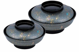 餐盘餐具 漆器 5.5寸 17.6 x 17.6 x 9.6cm 日本制造
