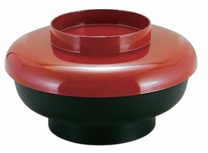 Tableware Lacquerware 5.5-sun 17.3 x 17.3 x 9.7cm Made in Japan