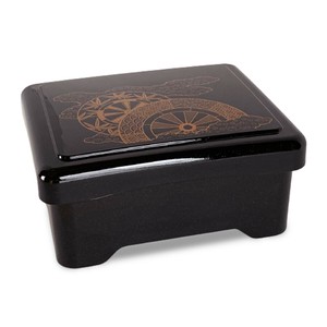 鰻重箱 日本製 うな重 重箱 耐熱 天竜丼重 梨地御所車内朱塗 (うなぎ) (95) 漆器 食洗機対応