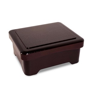 鰻重箱 日本製 うな重 重箱 耐熱 木目丼重 溜 内朱塗 鰻(うなぎ) 16.8cm (83) 漆器 食洗機対応