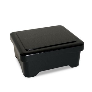 鰻重箱 日本製 うな重 重箱 耐熱 木目丼重 黒 内朱塗 鰻(うなぎ) 16.8cm (69) 漆器 食洗機対応
