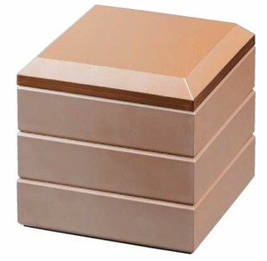 餐盘餐具 漆器 3层 6.5寸 日本制造