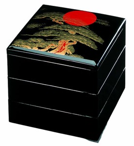 Tableware Lacquerware 24.2cm 8-sun Made in Japan