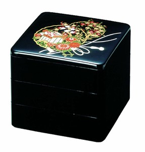 Tableware Lacquerware 6-sun 18.1cm Made in Japan