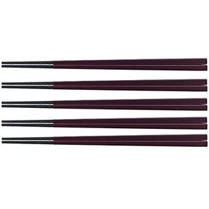 餐盘餐具 漆器 5双 22.5cm 日本制造