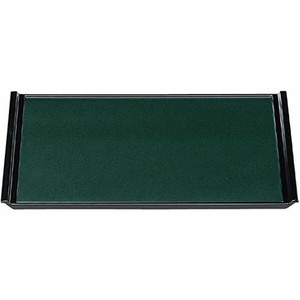 餐盘餐具 绿色 漆器 45.6 x 32.5 x 2.1cm 日本制造