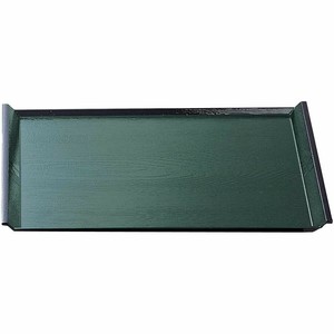 餐盘餐具 绿色 漆器 39.4cm x 27.6cm x 2.1cm 日本制造