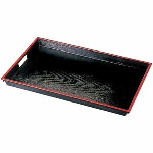 餐盘餐具 漆器 60.3 x 39.2 x 4.5cm 日本制造