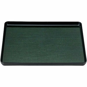 餐盘餐具 绿色 漆器 2.2cm 日本制造