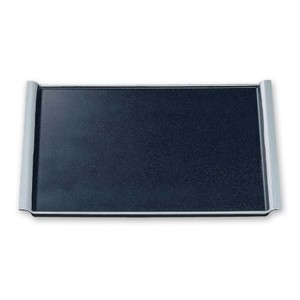尺5エアートレー黒パール普賢塗渕銀弱SL(約 45.5×35.5×2.1cm) 日本製 漆器