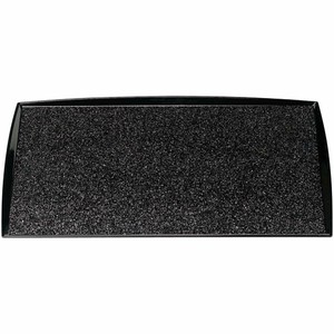 尺5わたらせ 盆 銀彩渕黒SL(約 45.5 x 32.8 x 1.4cm) 日本製 漆器