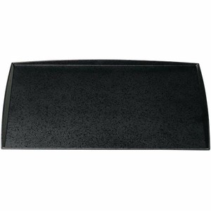 尺5わたらせ 盆 黒SLタタキ(約 45.5 x 32.8 x 1.4cm) 日本製 漆器