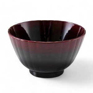 Tableware Flower Lacquerware 133mm Made in Japan